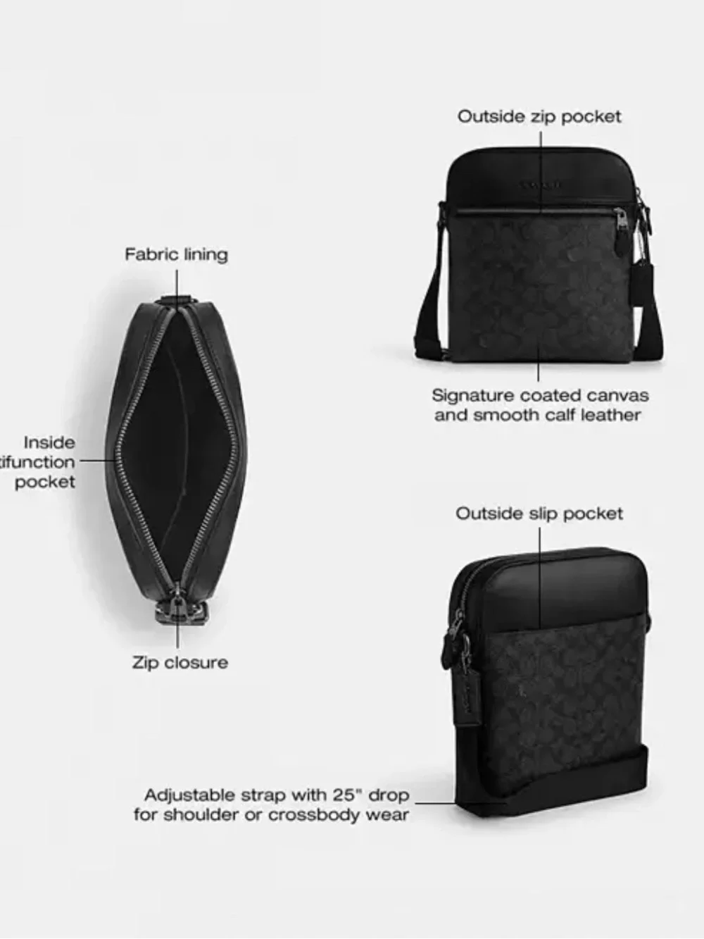 Coach compact crossbody